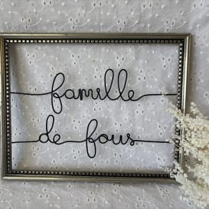 cadre "famille de fous"
